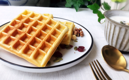 华夫饼怎么做不粘锅1