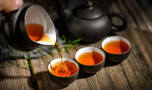 冷水泡茶和热水泡茶2分钟茶叶的变化1